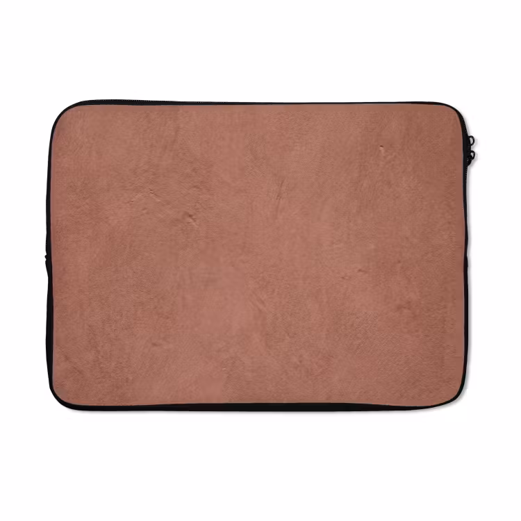 Laptophoes - Textuur - Roodbruin - Grof - Modern — 5