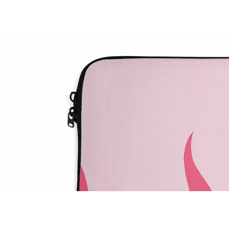 Laptophoes - Vlammen - Patroon - Abstract - Modern - Roze — 6