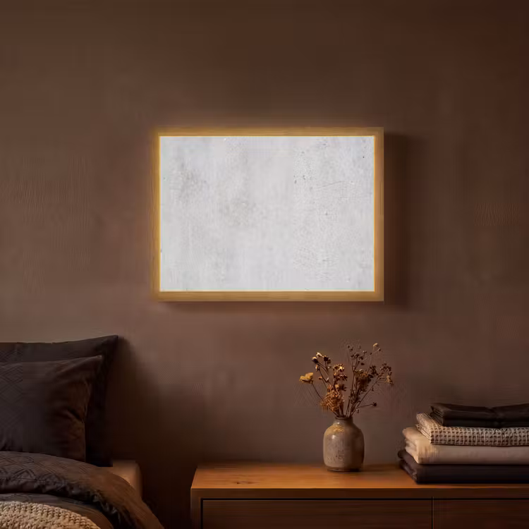 Lightbox - Wandlamp - Beton - Textuur - Achtergrond - Grijs - Industrieel — 3
