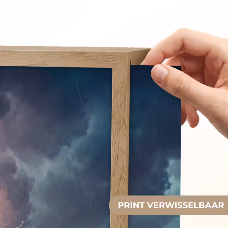 Lightbox - Wandlamp - Bliksem - Storm - Natuur - Donker — 5