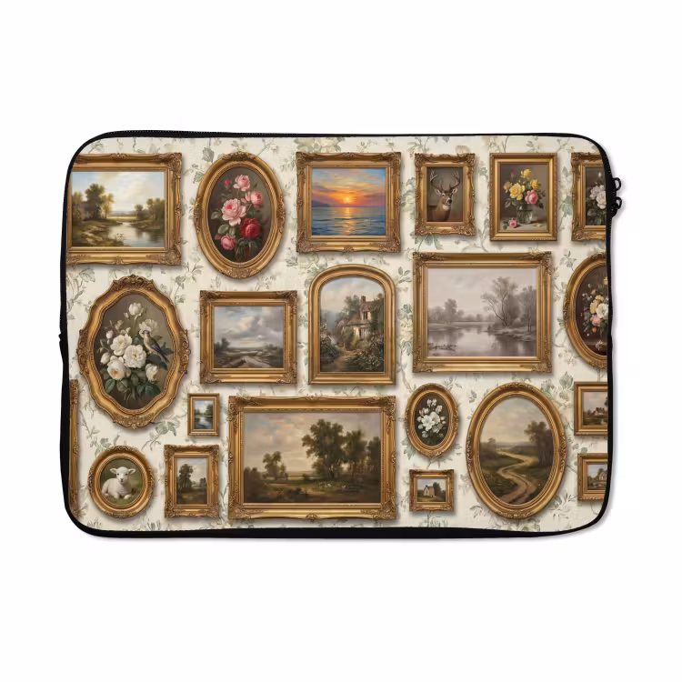 Laptophoes - Bloemen - Roze - Stilleven - Klassiek — 5