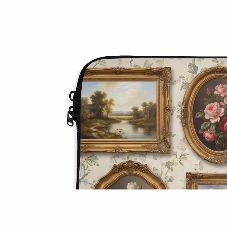 Laptophoes - Bloemen - Roze - Stilleven - Klassiek — 6