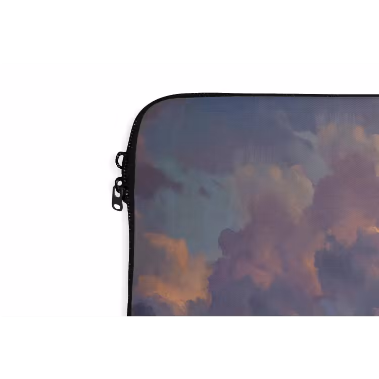 Laptophoes - Boot - Zonsondergang - Zee - Natuur - Goud — 6