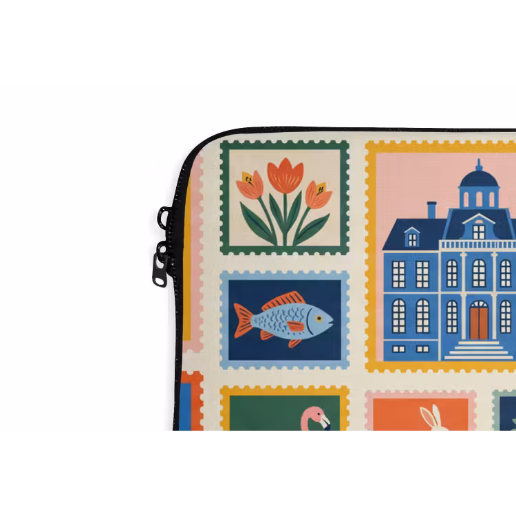 Laptophoes - Gebouw - Koepel - Architectuur - Klassiek - Grijs — 6
