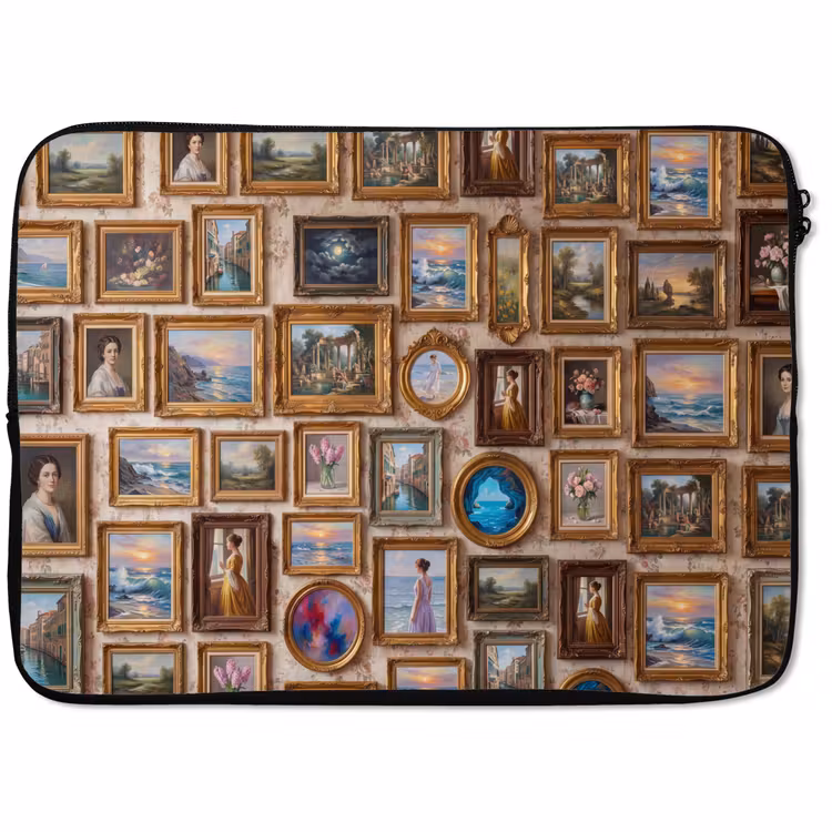 Laptophoes - Interieur - Kunst - Collectie - Klassiek - Goud — 1