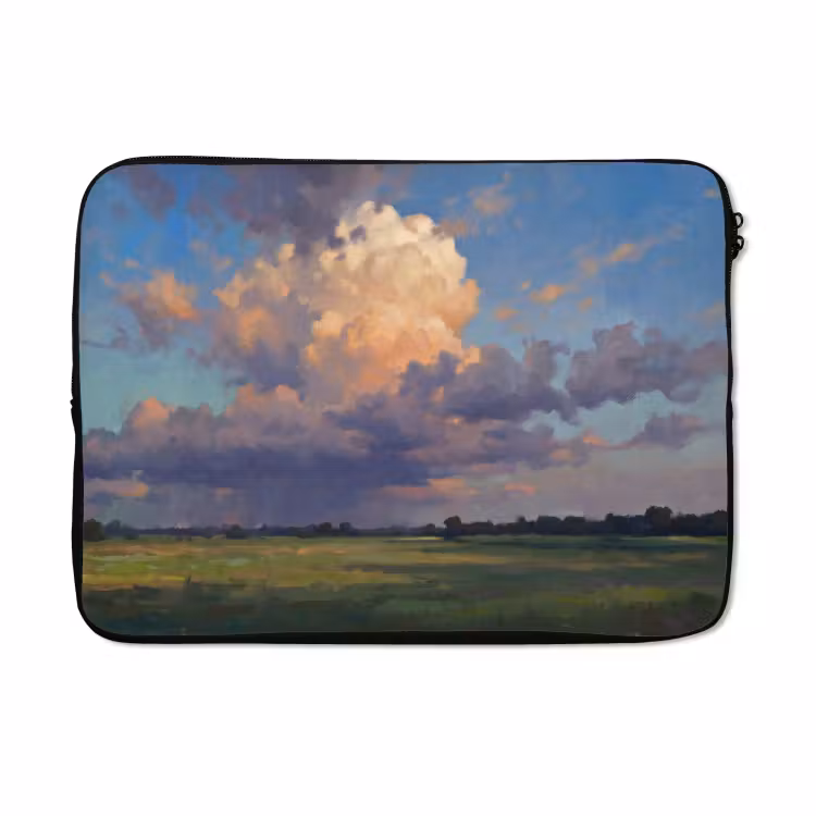 Laptophoes - Lucht - Wolken - Landschap - Modern - Oranje — 5