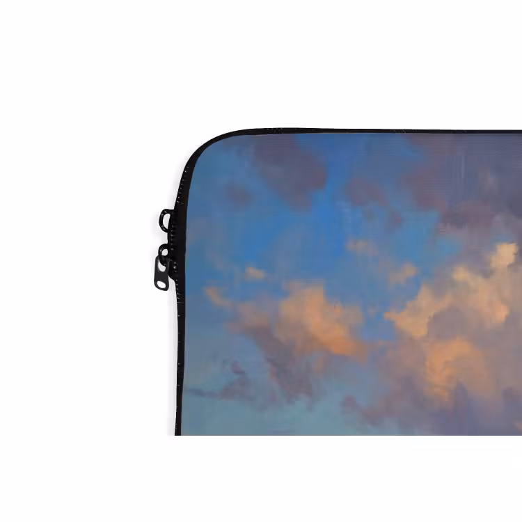 Laptophoes - Lucht - Wolken - Landschap - Modern - Oranje — 6
