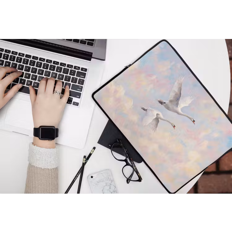 Laptophoes - Vogel - Vliegend - Lucht - Modern - Pastel — 3