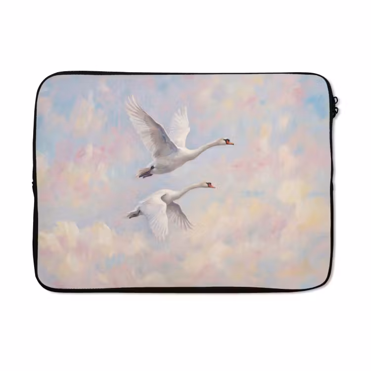 Laptophoes - Vogel - Vliegend - Lucht - Modern - Pastel — 5