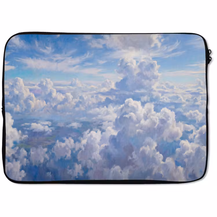 Laptophoes - Wolken - Lucht - Natuur - Abstract - Blauw — 1