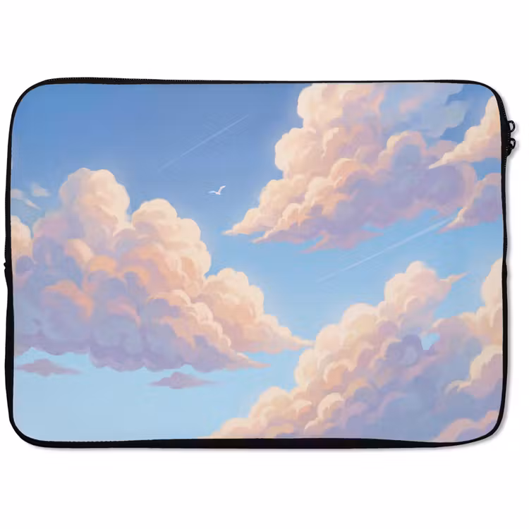 Laptophoes - Wolken - Lucht - Natuur - Blauw — 1