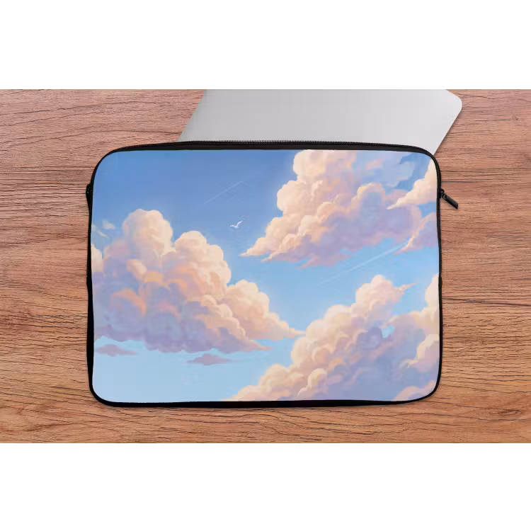 Laptophoes - Wolken - Lucht - Natuur - Blauw — 2