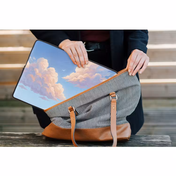 Laptophoes - Wolken - Lucht - Natuur - Blauw — 4