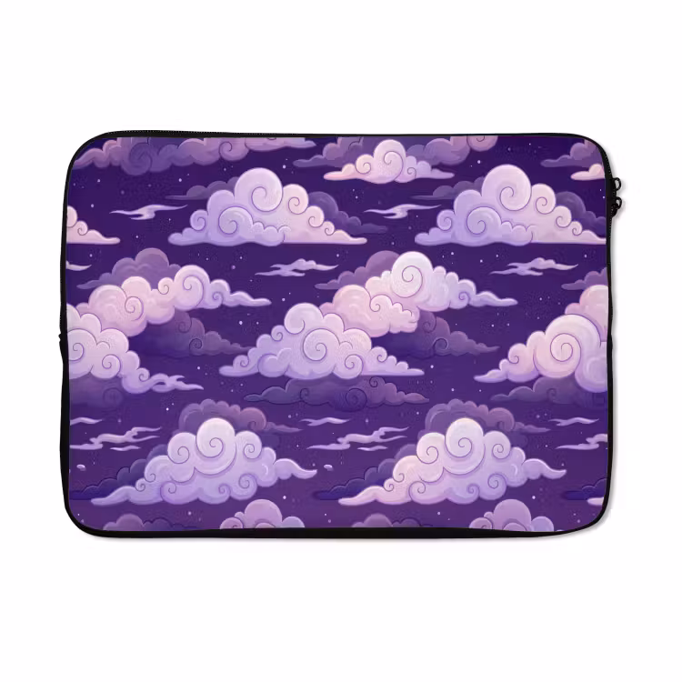 Laptophoes - Wolken - Nacht - Natuur - Abstract - Paars — 5