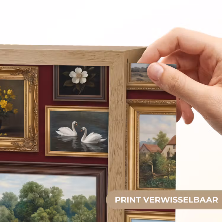 Lightbox - Wandlamp - Bloemen - Vaas - Klassiek - Kunst - Rood — 5