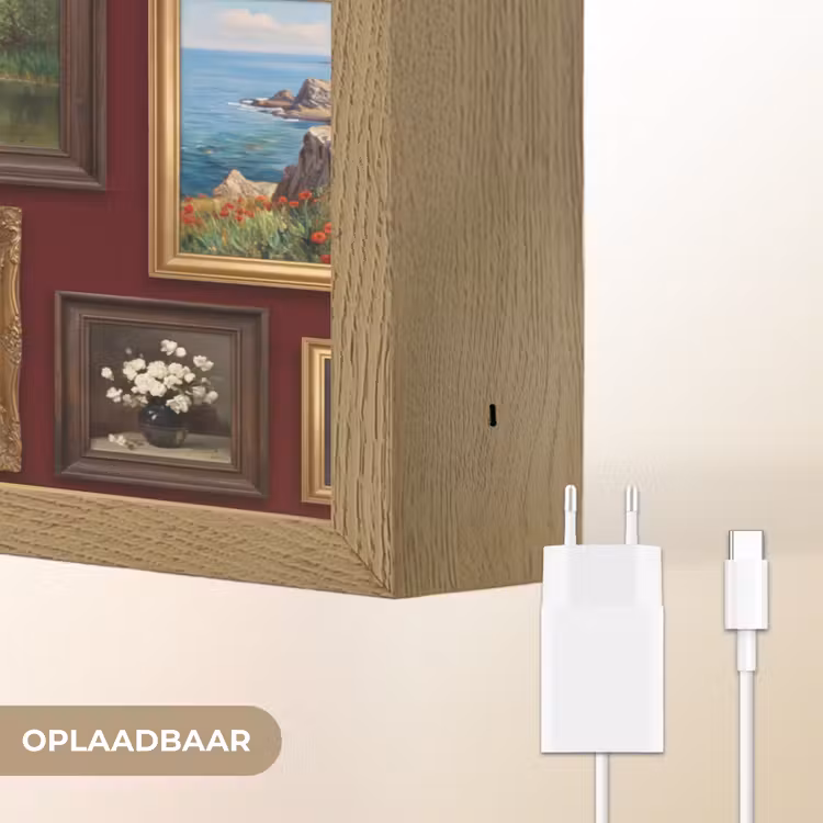 Lightbox - Wandlamp - Bloemen - Vaas - Klassiek - Kunst - Rood — 7