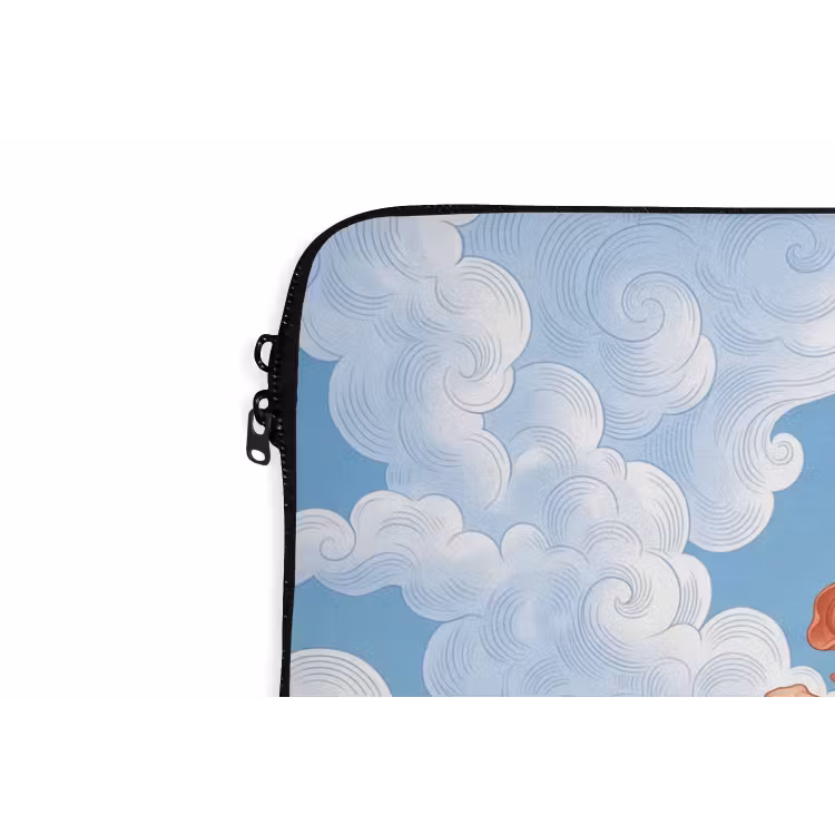 Laptophoes - Engel - Vliegend - Klassiek - Blauw — 6