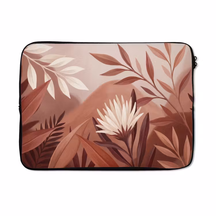 Laptophoes - Planten - Bladeren - Botanisch - Modern - Bruin — 5