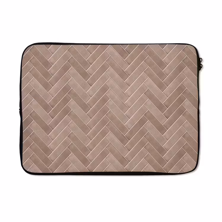 Laptophoes - Visgraat - Wandtegel - Oudroze - Terracotta — 5