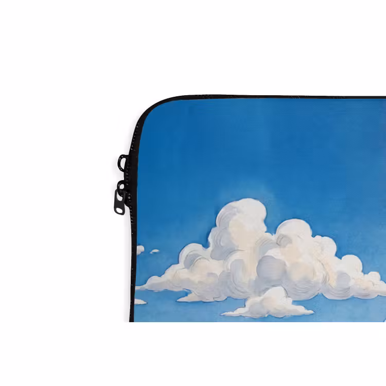 Laptophoes - Wolken - Blauwe lucht - Natuur - Modern - Wit — 6