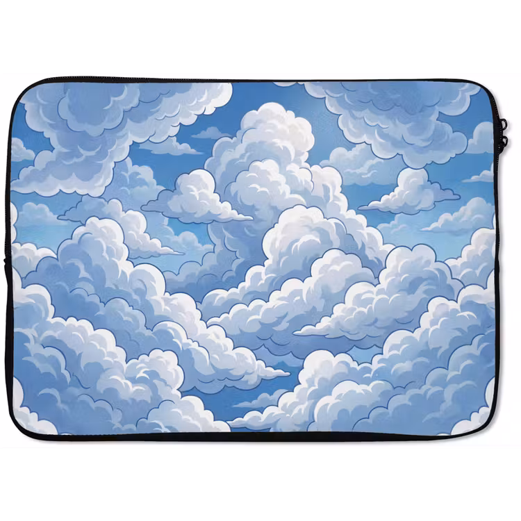 Laptophoes - Wolken - Hemel - Abstract - Wit — 1