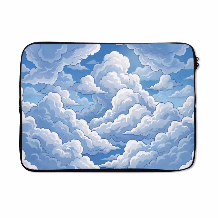 Laptophoes - Wolken - Hemel - Abstract - Wit — 5