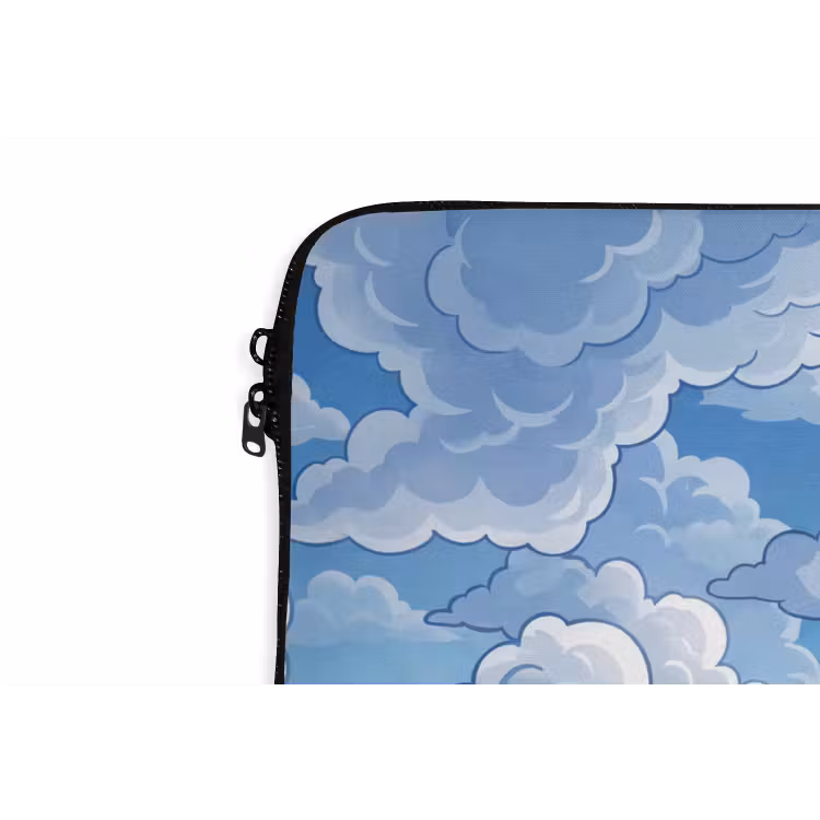 Laptophoes - Wolken - Hemel - Abstract - Wit — 6