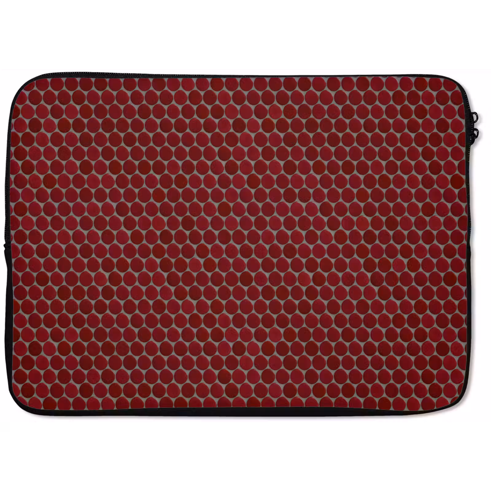 Laptophoes - Penny - Mozaïek - Rond - Rood — 1