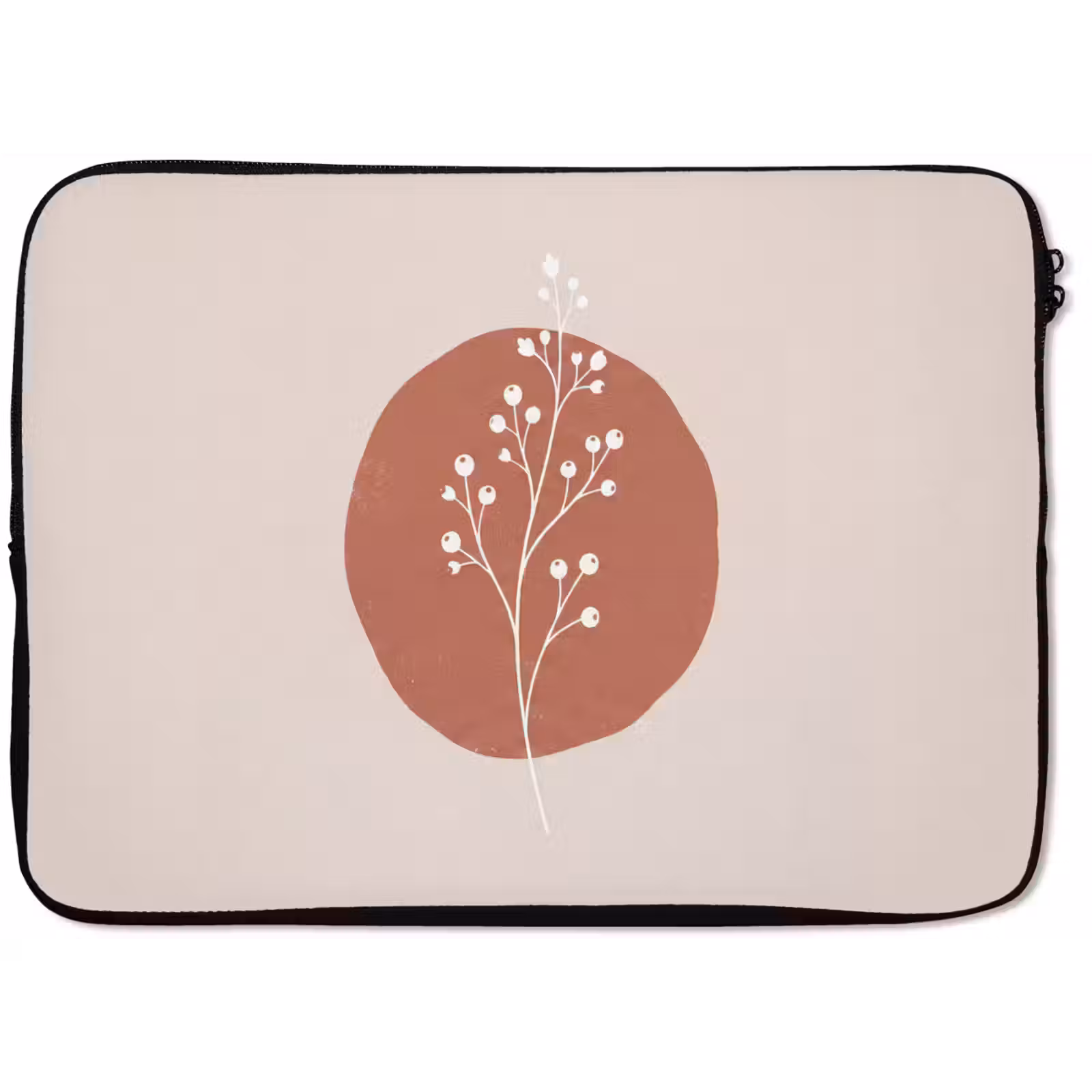 Laptophoes - Plant - Tak - Abstract - Modern - Wit — 1