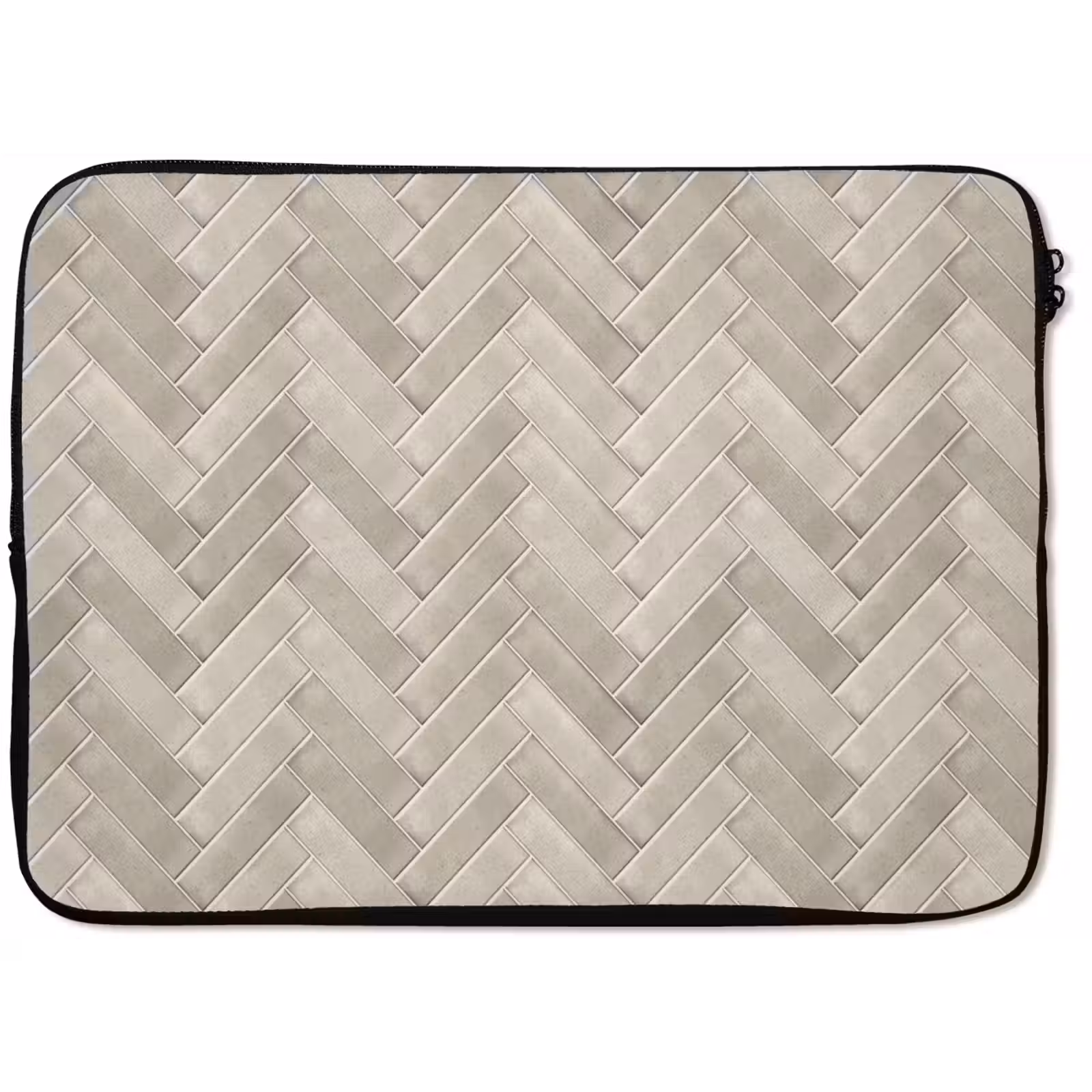 Laptophoes - Visgraat - Wandtegel - Beige — 1