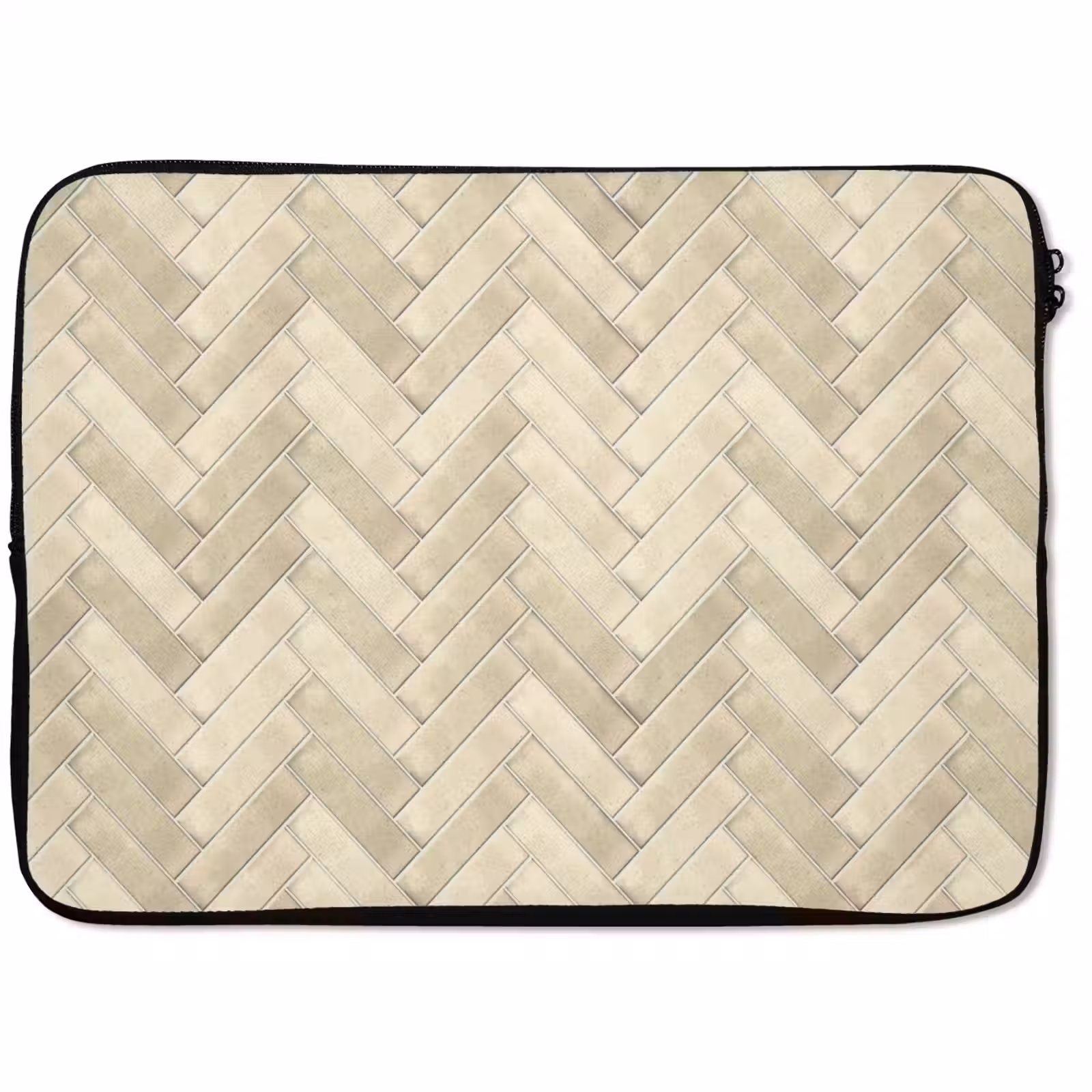 Laptophoes - Visgraat - Wandtegel - Licht Beige — 1