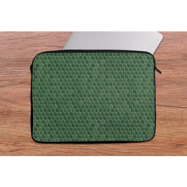 Laptophoes - Penny - Mozaïek - Bosgroen - Green — 2