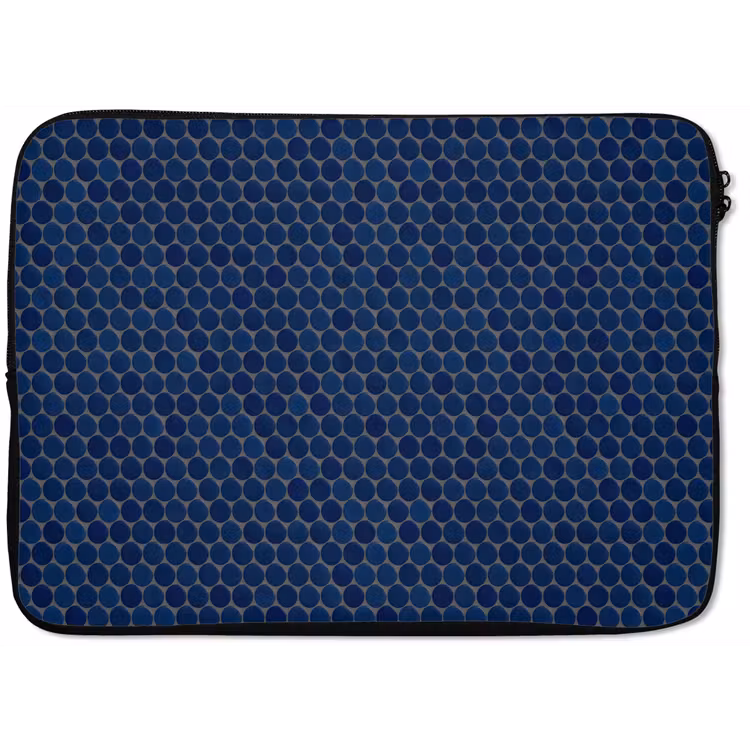 Laptophoes - Penny - Mozaïek - Donkerblauw — 1