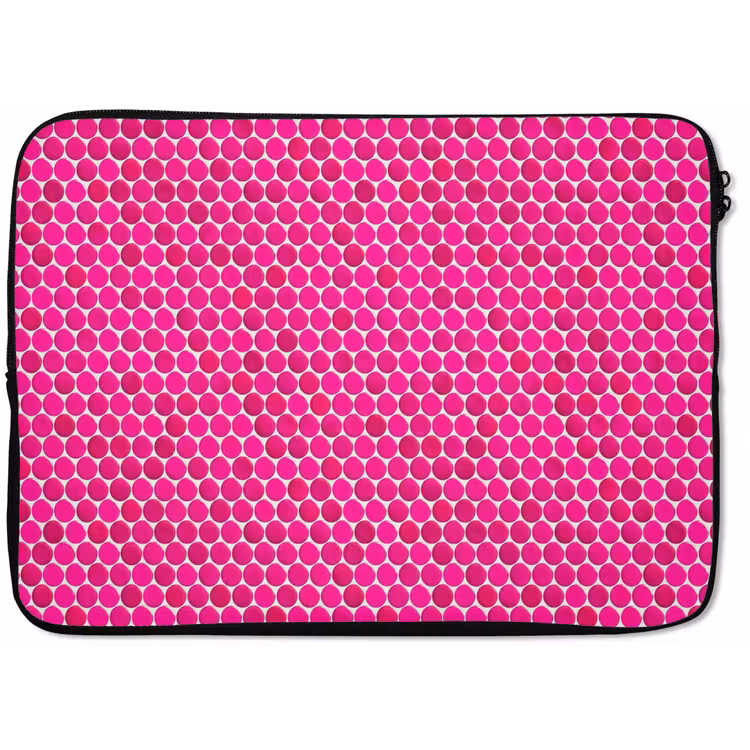 Laptophoes - Penny - Mozaïek - Felroze — 1