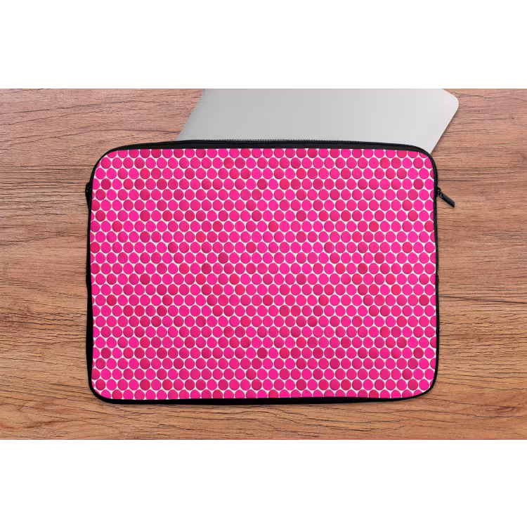 Laptophoes - Penny - Mozaïek - Felroze — 2