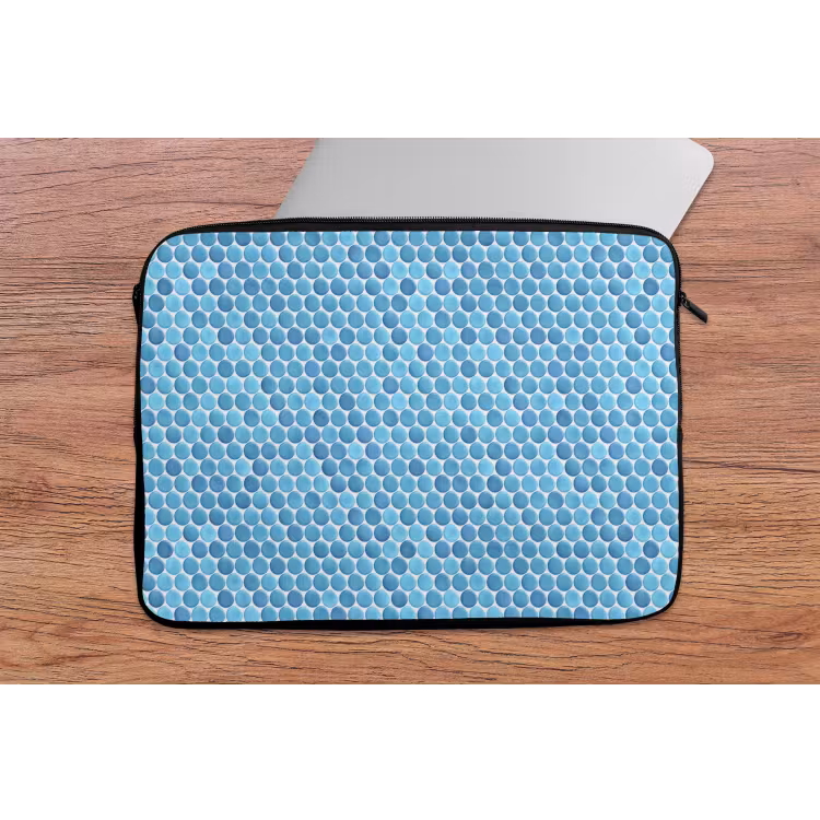 Laptophoes - Penny - Mozaïek - Lichtblauw — 2