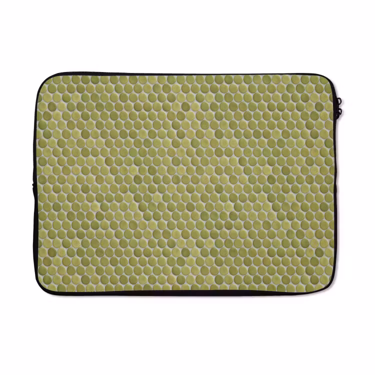 Laptophoes - Penny - Mozaïek - Olijfgroen — 5