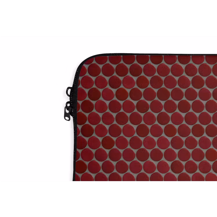 Laptophoes - Penny - Mozaïek - Rond - Rood — 6
