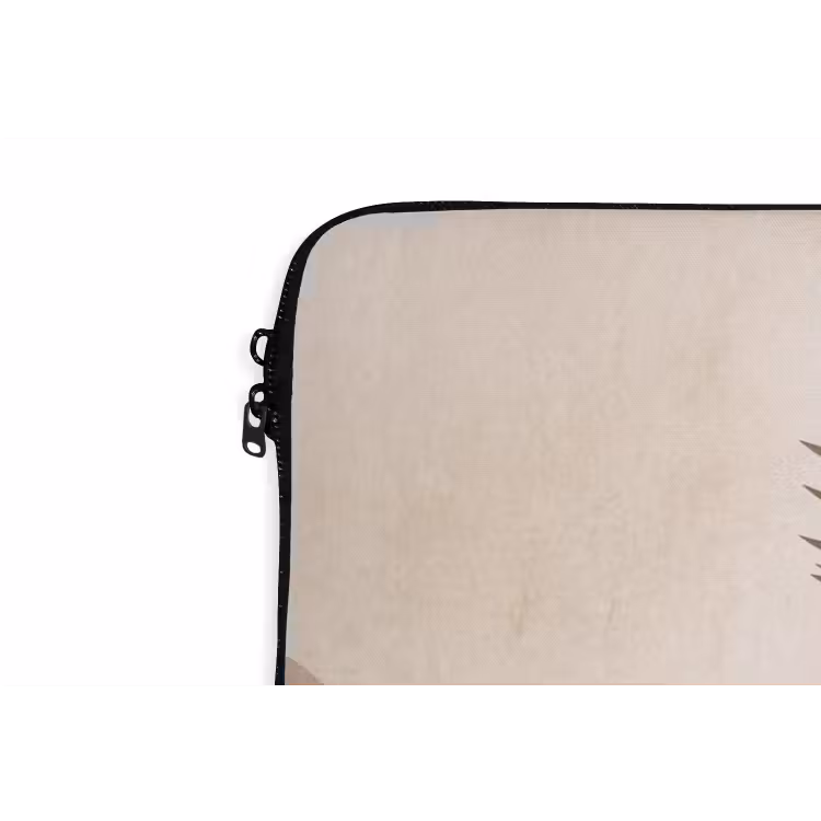 Laptophoes - Planten - Bladeren - Abstract - Modern - Beige — 6