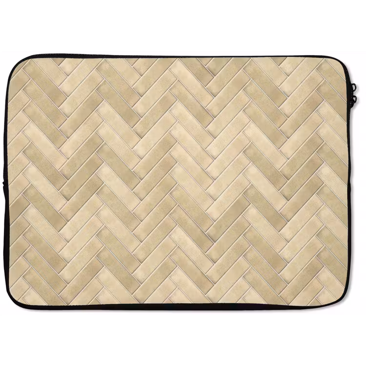 Laptophoes - Visgraat - Tegel - Zand — 1