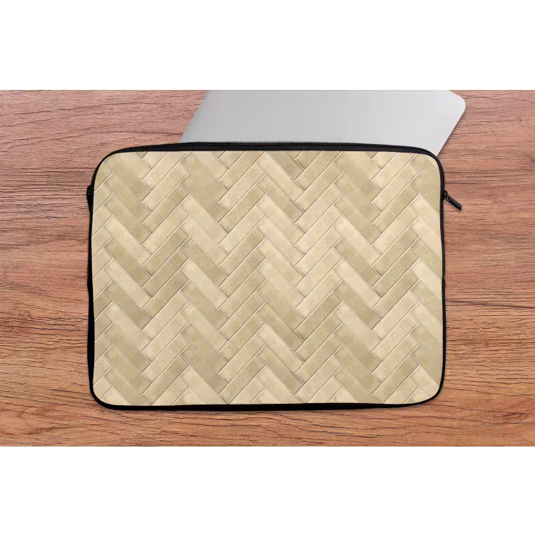 Laptophoes - Visgraat - Tegel - Zand — 2