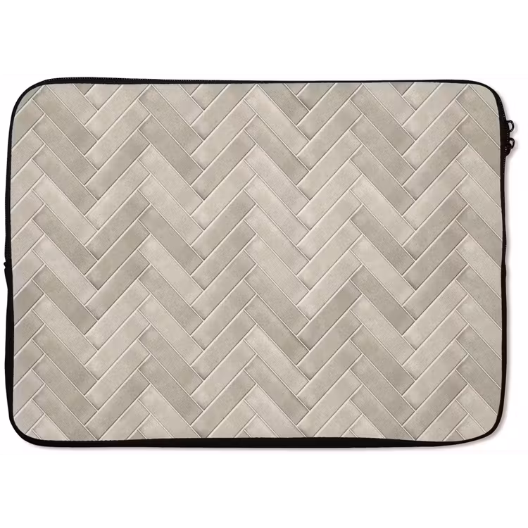Laptophoes - Visgraat - Wandtegel - Beige — 1