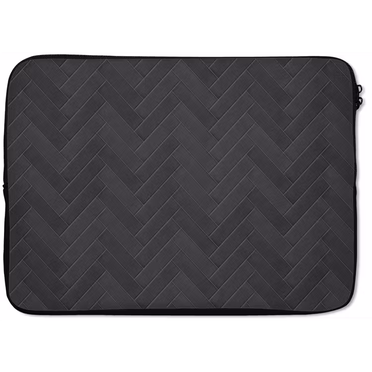 Laptophoes - Visgraat - Wandtegel - Donkergrijs — 1