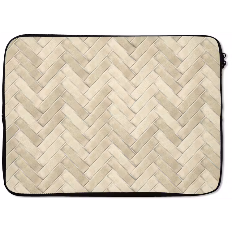 Laptophoes - Visgraat - Wandtegel - Licht Beige — 1