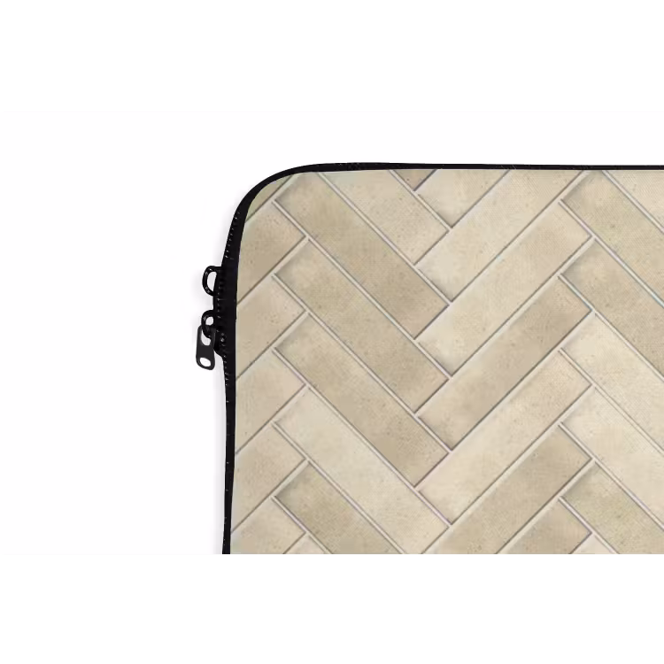Laptophoes - Visgraat - Wandtegel - Licht Beige — 6