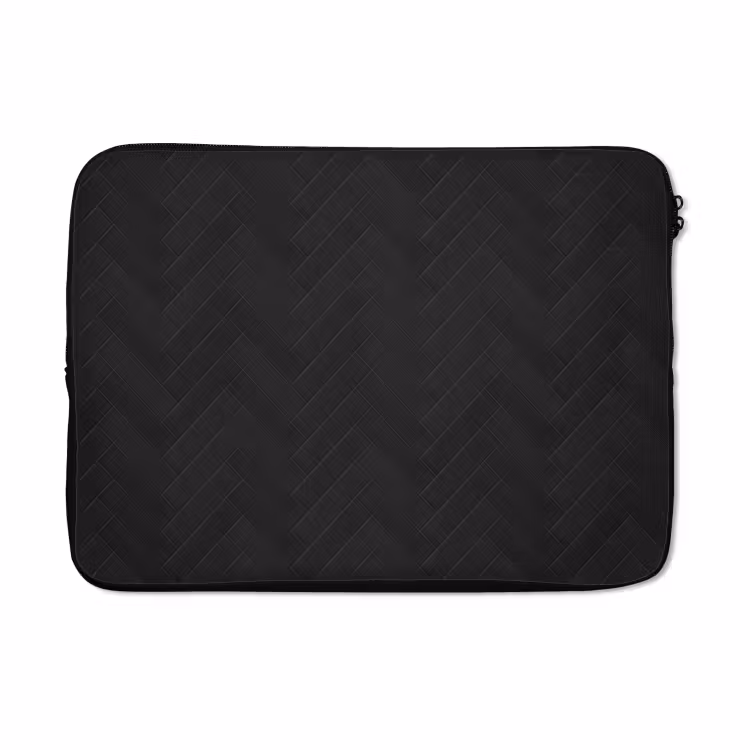 Laptophoes - Visgraat - Wandtegel - Mat - Zwart — 5