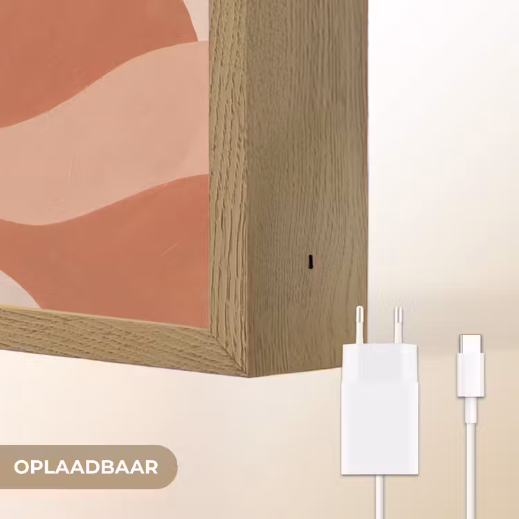 Lightbox - Wandlamp - Abstract - Vormen - Organisch - Aardetinten - Modern — 7