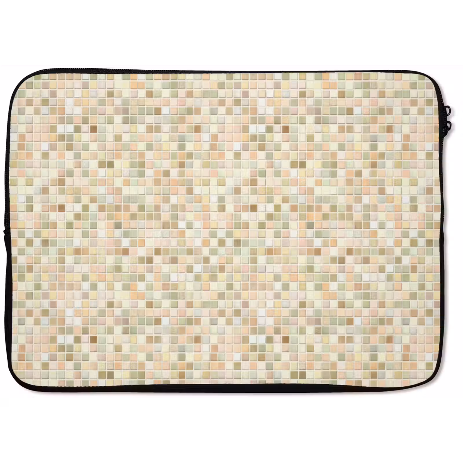 Laptophoes - Mozaïek - Patroon - Beige — 1