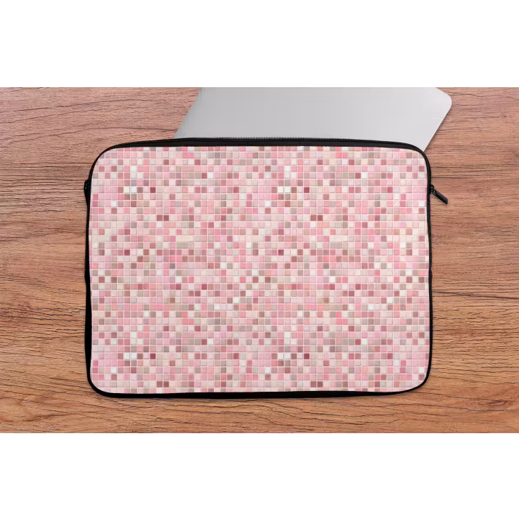 Laptophoes - Mozaïek - Patroon - Roze — 2