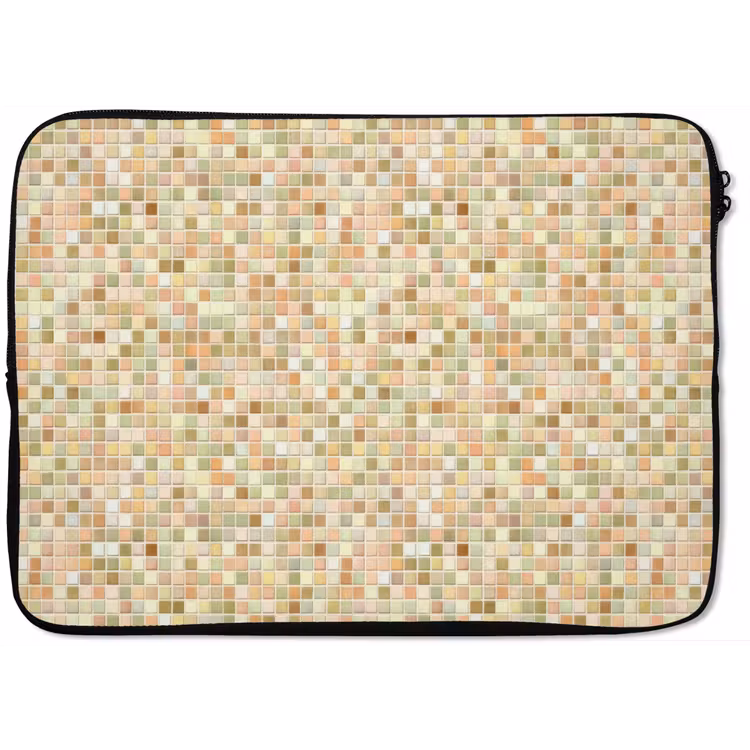 Laptophoes - Mozaïek - Patroon - Terracotta — 1